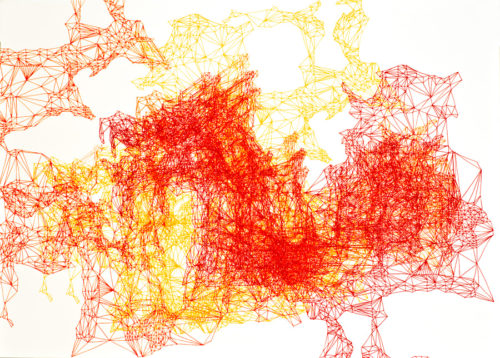 Composition orange, series of serigraphies